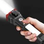 bing bazaar Multifunctional Rechargeable LED Torch Light