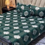 Velvet Jacquard Double Bedsheet Set