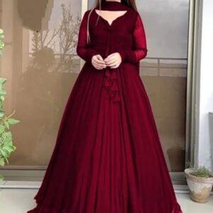 Embroidered Maxi Suit