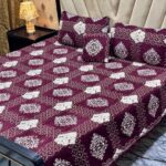 Velvet Jacquard Double Bedsheet Set
