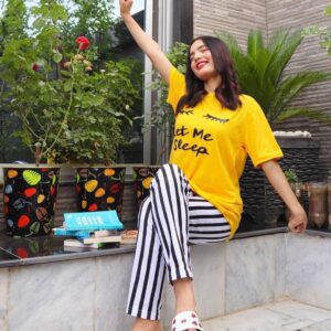 Jersey Printed Night Suit