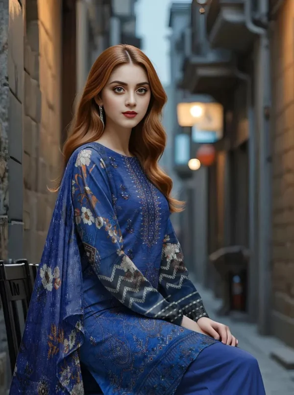 Unstitched Printed Suit