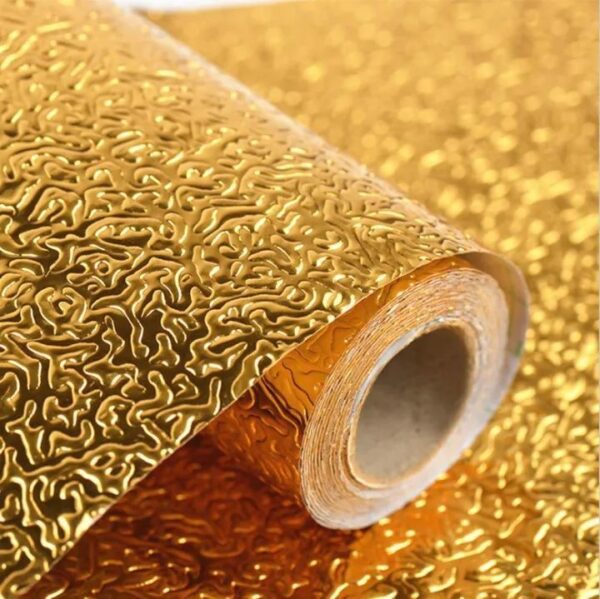 Golden Foil Aluminum Sticker