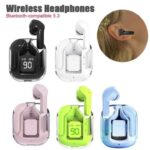 earbuds wireless crystal Transparent