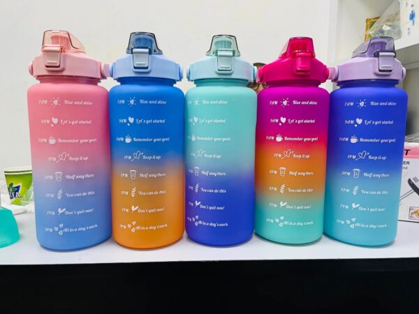 3 PCS 3in1 multicolor water bottles