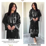 Unstitched Embroidered Suit