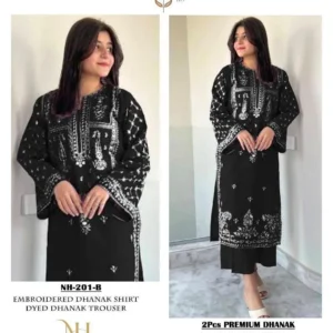 Unstitched Embroidered Suit