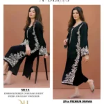 Unstitched Embroidered Suit