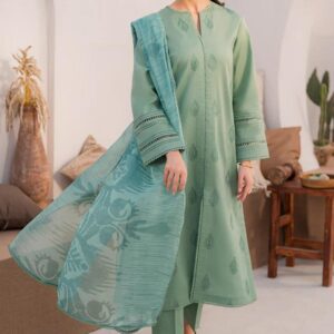 Unstitched Embroidered Suit