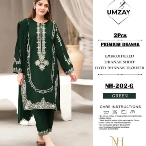 Unstitched Embroidered Suit