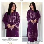 Unstitched Embroidered Suit