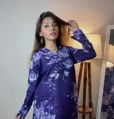 2 Pcs Women's Stitched Lawn Digital Print Co-Ord Set