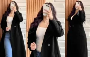 1 Pc Women's Stitched Fleece Plain Fleece Jacket