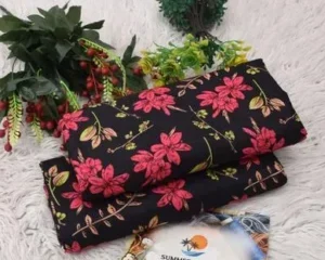 2 Pcs Women's Unstitched summer special Printed Suit