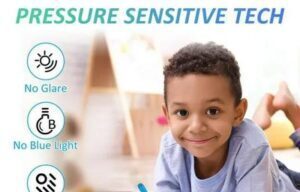 Boy's LCD Writing Tablet Red 6.5-10" Plastic