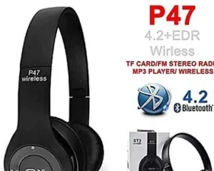 P47 Wireless headphones with Microphone Bluetooth Foldable Headset Support FM Radio TF for PC