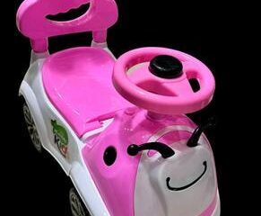 Pink Kids Riding Car with Lights & Music