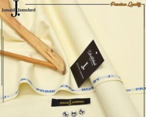 Men's Off White Wash & Wear Plain Suit Summer Wear